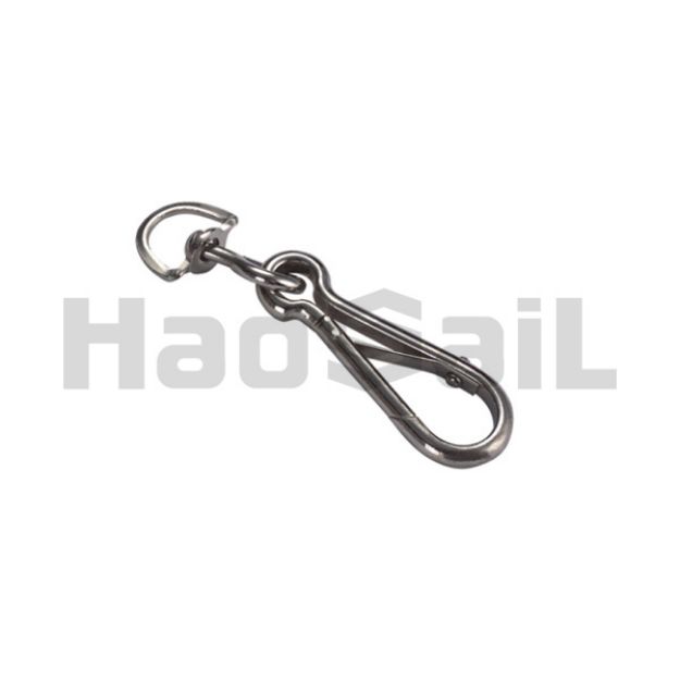 Picture of Simplex Hook with Swivel Nickle Plated