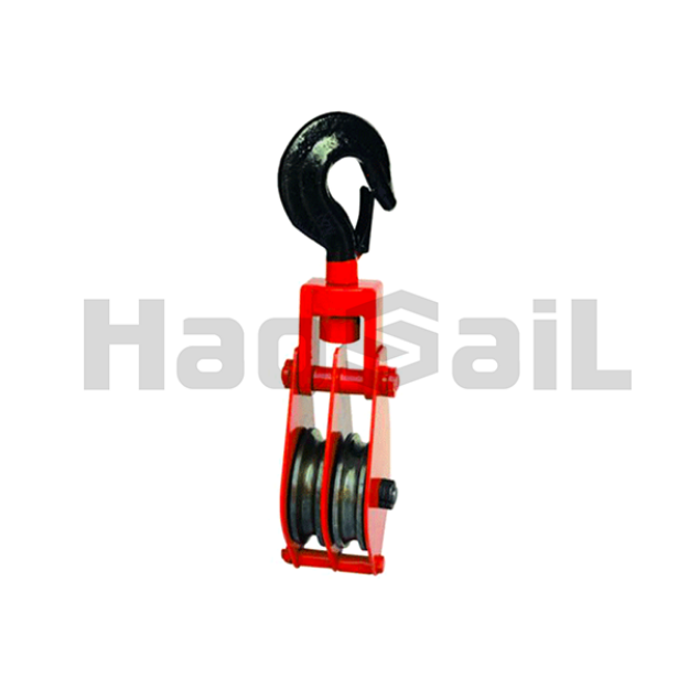 Picture of HS089 7612 Pulley Block Double Sheave with Hook